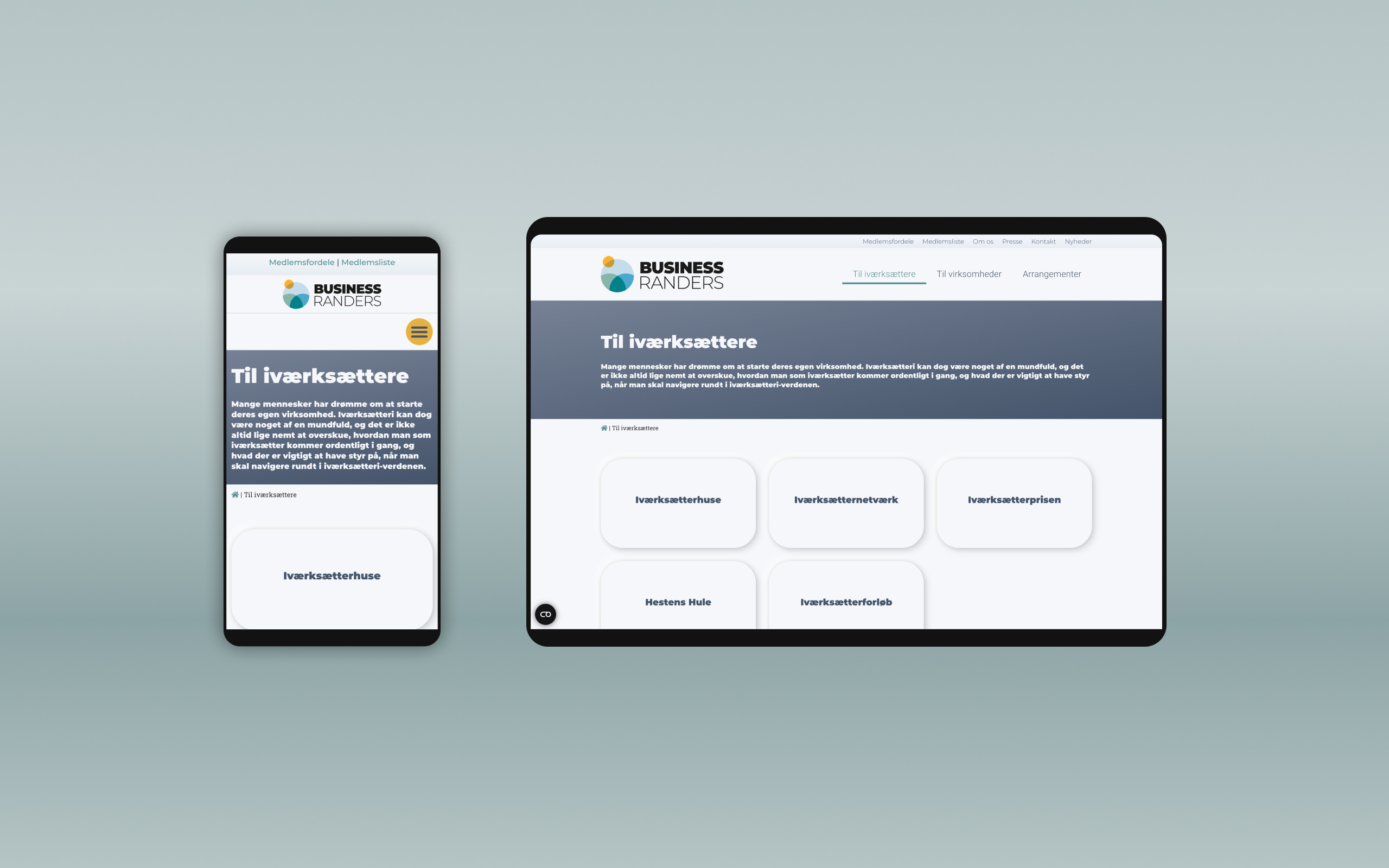 Business Rander sektionsside